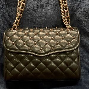 Rebecca Minkoff black/rose gold shoulder bag